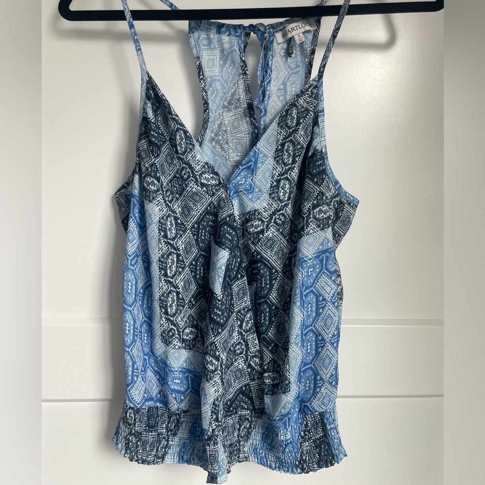 Heartloom, Small, Blue and White